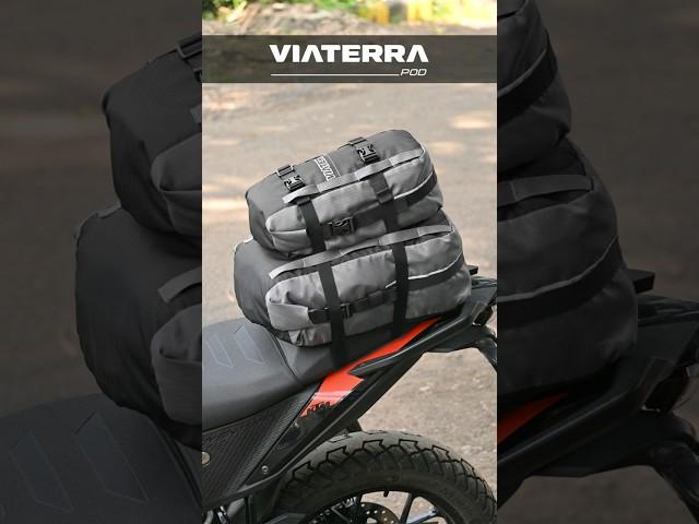 POD Motorcycle Tail Bag | 100% Waterproof Tailbag | Compact & Easy To Pack | ViaTerra Gear