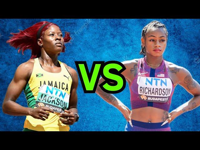 Sha'Carri Richardson vs Shericka Jackson - The Historic Sprint Battle 2023