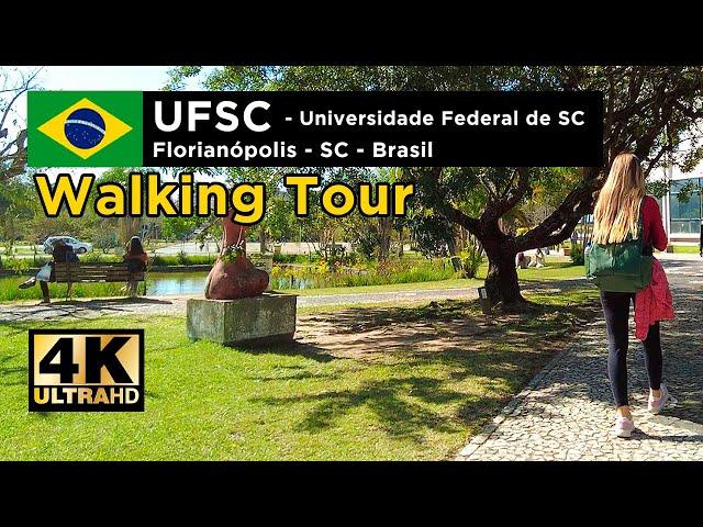 UFSC - UNIVERSIDADE FEDERAL DE SANTA CATARINA FLORIANÓPOLIS | SC | BRAZIL - WALK TOUR【4K】