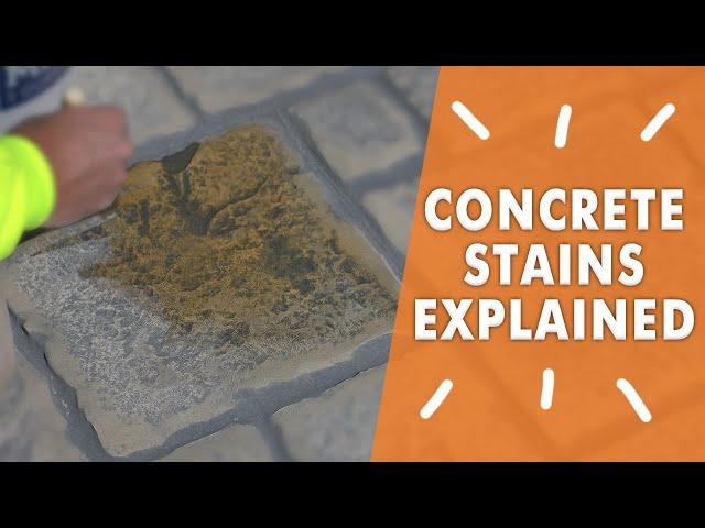 Concrete Stains Explained!