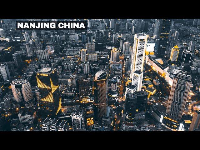 Nanjing City China by Drone - China Nanjing Drone View