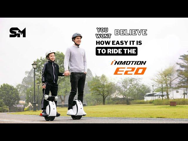 You Won't Believe How Easy It Is to Ride the Inmotion E20 Electric Unicycle.