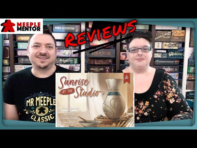 Meeple Mentor Reviews Sunrise at the Studio