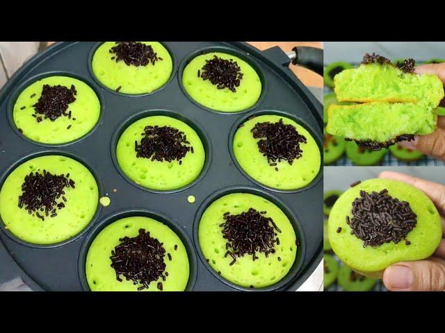 HANYA 1 TELUR HASILNYA BANYAK, EMPUK, LEMBUT MENUL-MENUL‼️Resep Kue Pukis Pandan Untuk Jualan