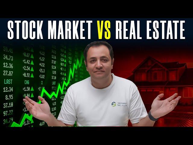 Stock Market vs Real Estate #realestate #stockmarket #StockVsRealEstate