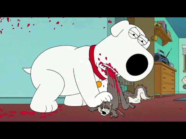 Family Guy - Brian kills Squirrel 700% slower