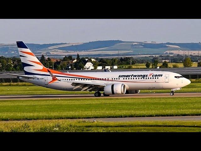 Smartwings landing at Brno Airport - Egypt, Soma Bay