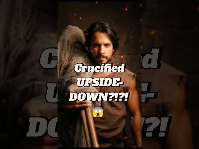 WHY Crucified UPSIDE-DOWN?!?! ️ #thechosen #disciples #jesus #bible #shorts