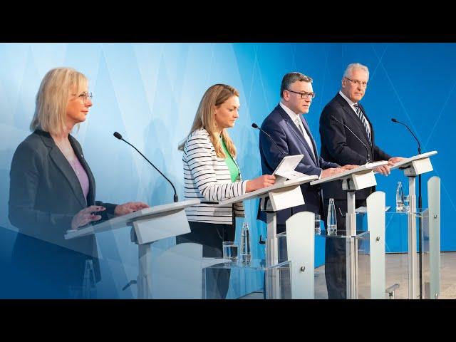 Pressekonferenz nach der Kabinettssitzung (16.04.2024) - Bayern