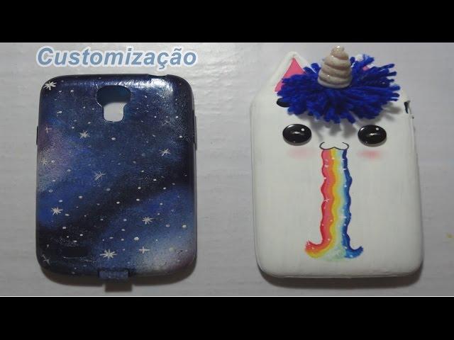 CAPINHA UNICÓRNIO E GALÁXIA - CUSTOMIZAÇÃO / Priscila Peçanha