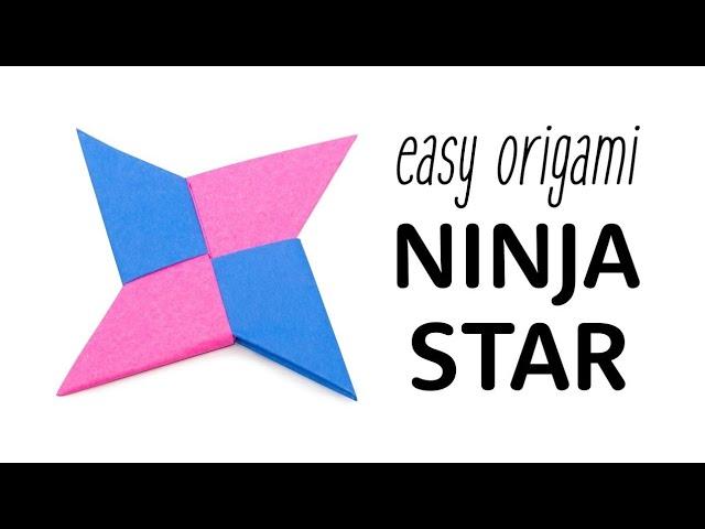 How to make a paper Ninja star ⭐⭐⭐(shuriken) Origami