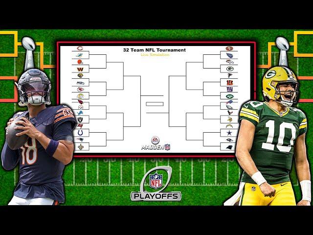 I Put All 32 NFL Teams Into a Playoff Bracket on Madden 25! (Live Simulation)