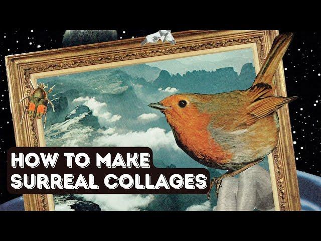 How to Make a Surreal Collage with Vintage Magazines: Slow Art Making, Getting Unstuck