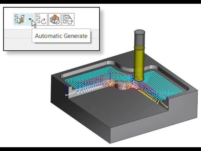 Automatic Tool Path Generation for Milling in NX CAM