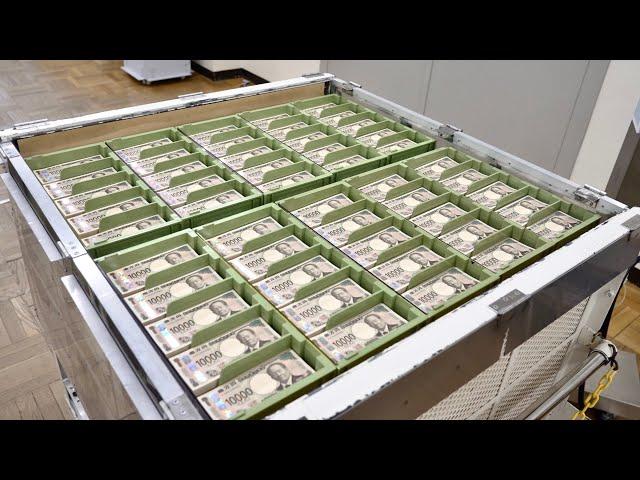 Each one worth 20 million dollars! The Japanese factory that makes new banknotes.