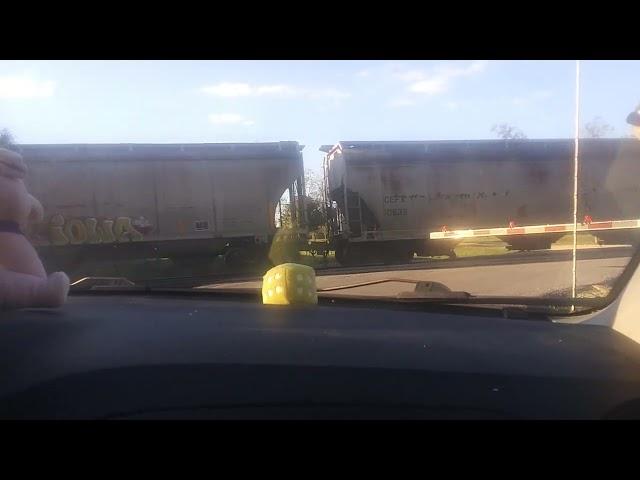 CSX G421 Loaded Grain Train Leads to Flomaton Alabama New CSX 7286