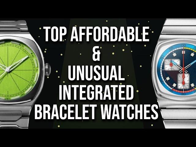 Top Affordable & Out of the Ordinary Integrated Bracelet Watches - Best Unusual Sport Watches