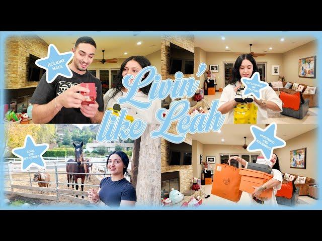 livin' like leah | holiday haul with miguel ! : )