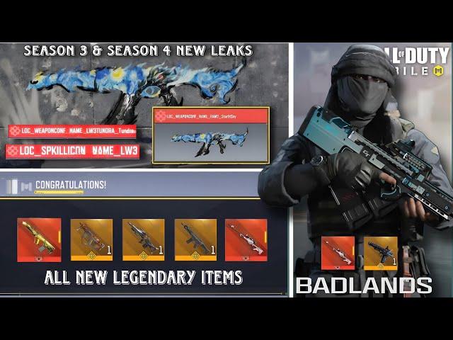 Season 3 Expected Battle Pass Theme?/Mythic Lw3 Thundra Update/Season 3 & 4 All Legendary items Codm