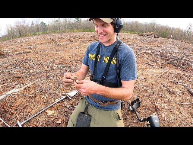 Cut Forest Reveals Old Homestead Full of Relics! (Metal Detecting)