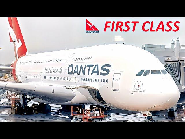 Qantas First Class Airbus A380 from Singapore to Sydney | Flight and Lounge Review