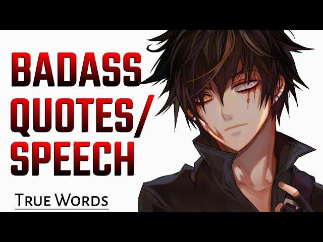 Badass Anime Quotes/Philosophy that I love with Voice