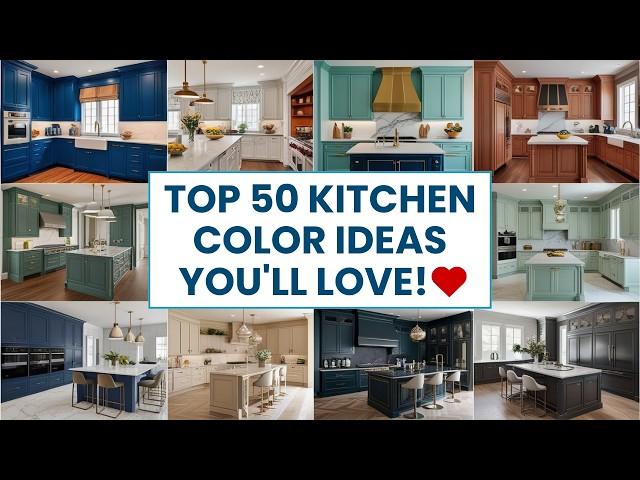 50 Designer-Approved Kitchen Color Ideas You'll Love! | kitchen design trends