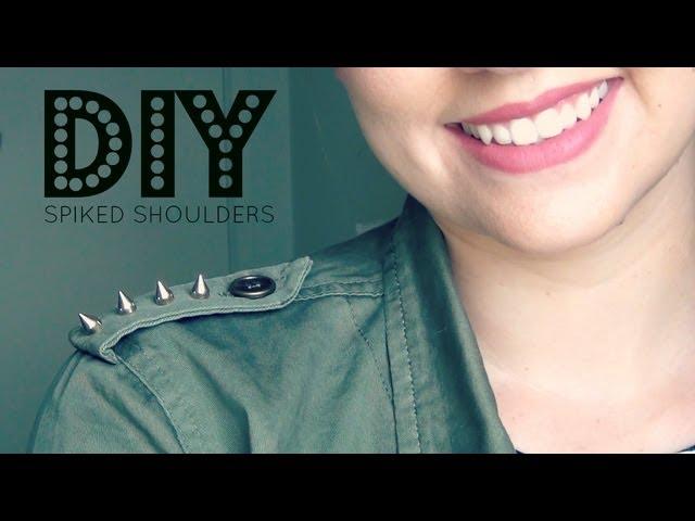 DIY JACKET: SPIKED SHOULDERS