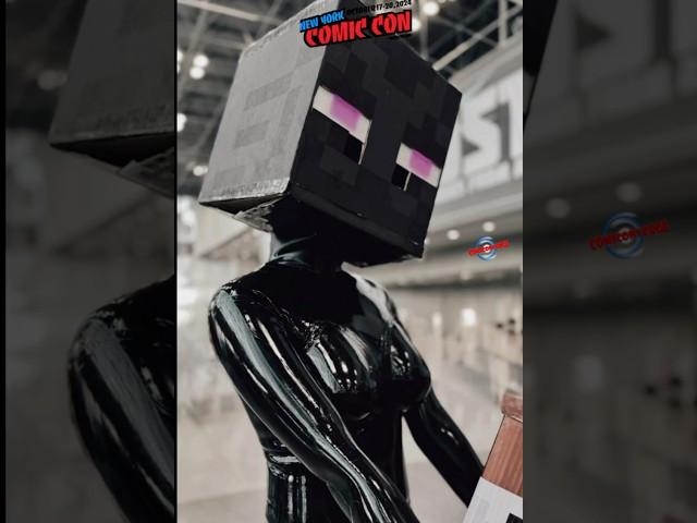 Enderman cosplay from NYCC 2024! #cosplay #short #shorts