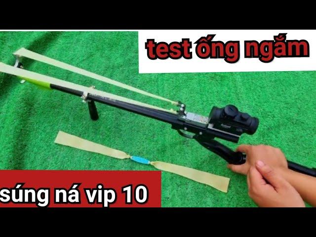 Khách yêu cầu lắp ráp sẵn gắn ống ngắm và test trước khi gửi #slingshot #sungnacaosu #nobanbi