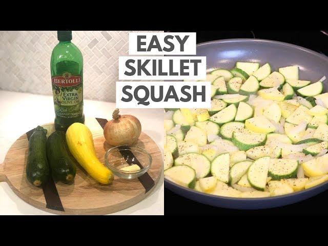 Easy Skillet Zucchini and Yellow Squash