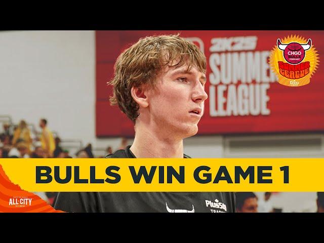 Summer League LIVE! Matas Buzelis leads Chicago Bulls to win in debut | CHGO Bulls Podcast