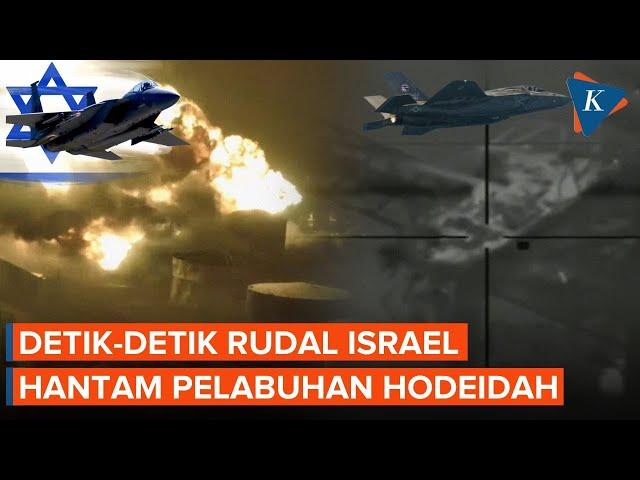 Kerahkan F-15 dan F-35, Israel Hantamkan Rudalnya ke Pelabuhan Hodeidah