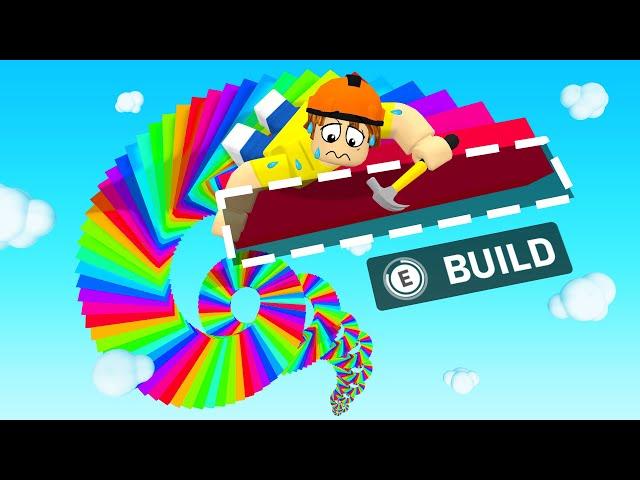 Build Your OWN STAIRCASE To HEAVEN! (Roblox)