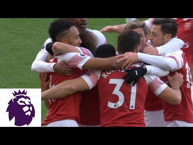 Pierre-Emerick Aubameyang strikes to put Arsenal in front | Premier League | NBC Sports