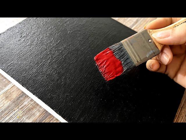 Sunset landscape Easy to paint | Acrylic painting techniques for beginners