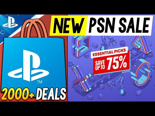 GIGANTIC NEW PSN SALE LIVE NOW! PSN ESSENTIAL PICKS Sale 2000+ Deals (NEW PlayStation Deals 2024)