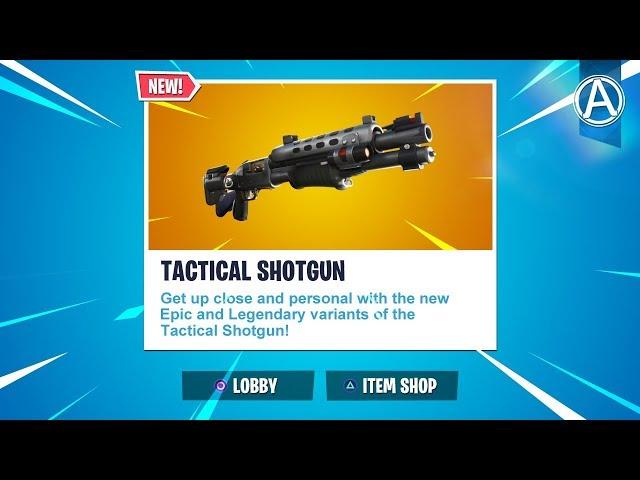 NEW LEGENDARY TACTICAL SHOTGUN Gameplay Soon! // Use Code: byArteer (Fortnite Battle Royale LIVE)