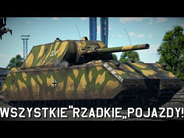 Wszystkie "rzadkie" pojazdy w War Thunder i jak je odblokować 