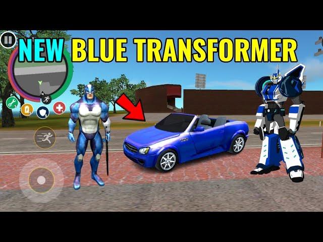 new transformer car in rope hero vice town new update || classic gamerz