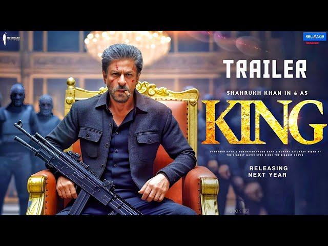 KING - Official Trailer | Shah Rukh Khan | Suhana Khan | Abhishek Bachchan | King Movie Announcement