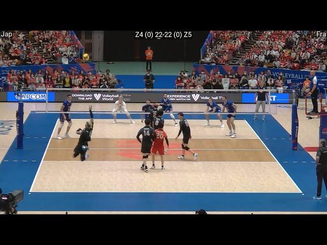 Volleyball : Japan - France 3:1 FULL Match 2023