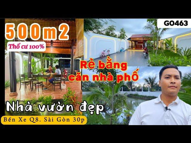 Nhà vườn Bình Chánh giá rẻ | Nhà Đất Bình Chánh | Nhà vườn đẹp Long An | Nhà vườn 365 | G0463