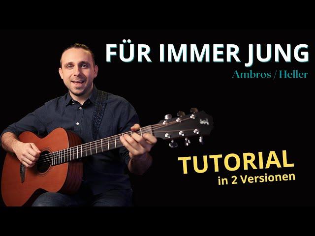 Für immer jung - Ambros /Heller / Dylan | Akustikgitarre Tutorial