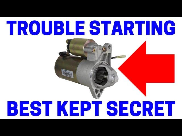 How To Know If Your Car Starter Is Going Bad - Fast & Easy!