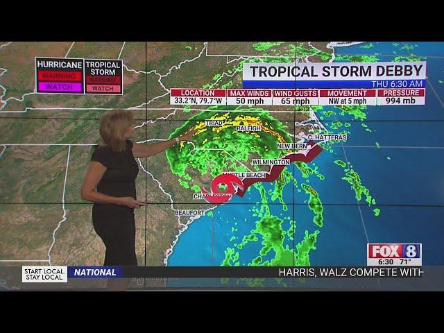 Tropical Storm Debby brings flash flooding, power outages to the Triad