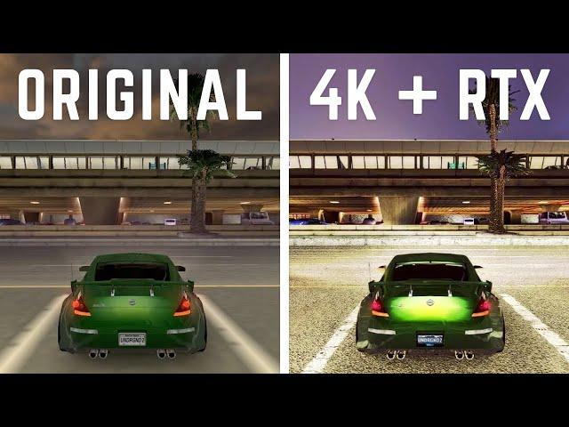 Need For Speed Underground 2 - Remastered & Ray Traced!