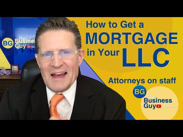 LLC Mortgage Loan Requirements To Purchase Real Estate