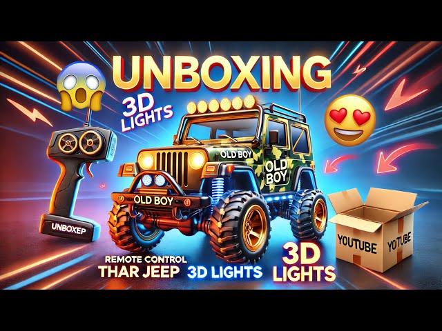 NEW RC THAR JEEP UNBOXING | Remote Control Thar | Rc Thar Unboxing | Remote Control Car | Drift Car