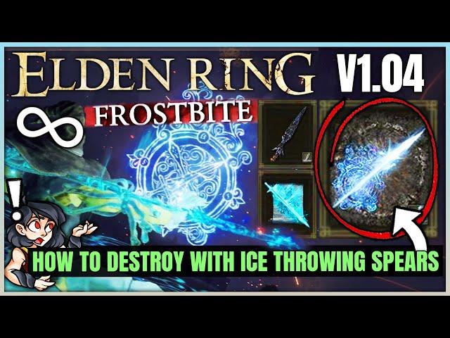 This Ash of War & Weapon Combo is INCREDIBLY Powerful Now - Best Ice Spear Magic Build - Elden Ring!